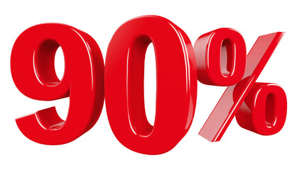 90 Percent off - 3d Number Discount