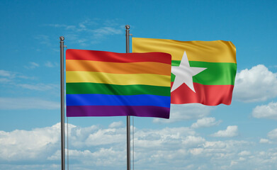 Myanmar Faso flag