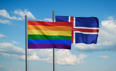 Iceland national flag