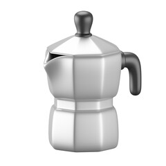 3d icon of coffee moka pot.