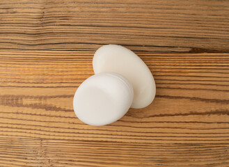 White Soap Bar, Natural Creamy Soapy Detergent, Healthy Body Care Cosmetic