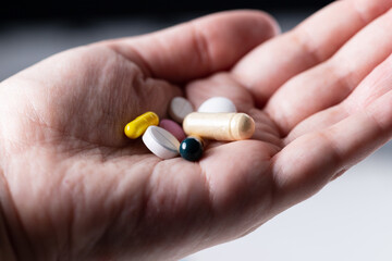 Taking medications in tablets