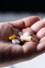 Taking medications in tablets