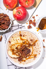 Apple caramel oatmeal