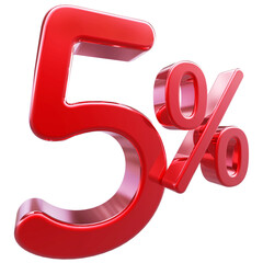 5 percent discount number