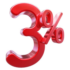 3 percent discount number