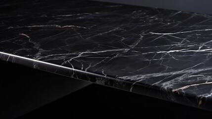 Marble product backdrop with dark background for product display