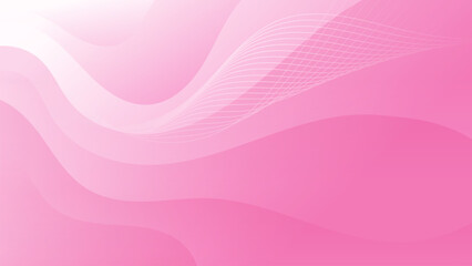 Wave Gradient Pink Subtle Background. Abstract Pink Gradient Wallpaper