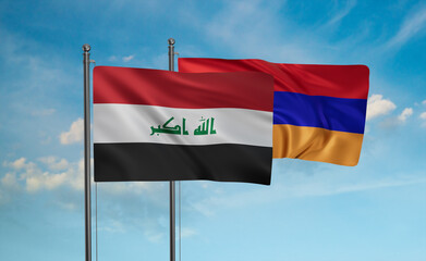 Armenia and Iraq flag