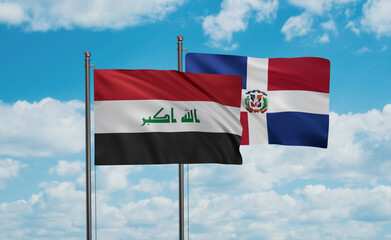 Belgium and Iraq flag