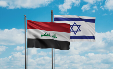 Israel and Iraq flag