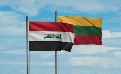 Lithuania and Iraq flag