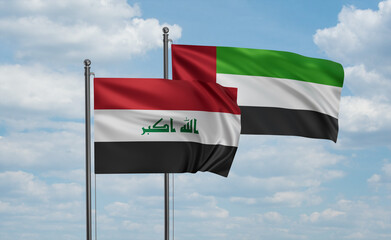 UAE and Iraq flag