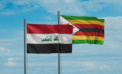 Zimbabwe and Iraq flag