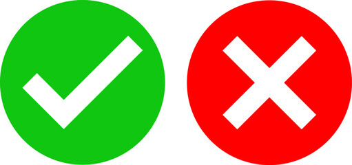 Check mark vector icon set