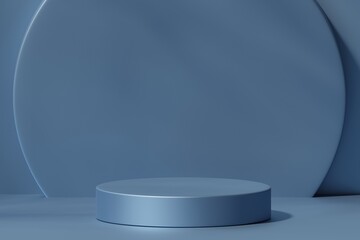 3D rendering of an empty podium