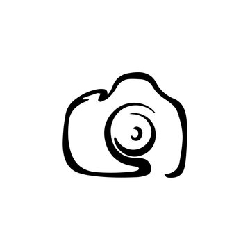 stylish camera icon.  classic camera shape make it a perfect choice for photography apps, websites, and creative projects. photography user interface, camera icon adds touch of elegance to your design