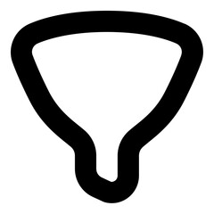 Filter line style icon vector design and illustration template