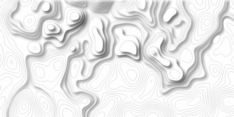 Abstract lines background. Contour maps. Vector illustration, Topo contour map on white background, Topographic contour lines. Background lines Topographic map. Geographic mountain relief.