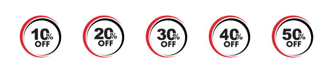 10,50%off sign on white background	