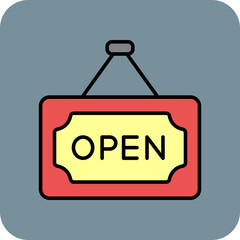 Open Tag Icon