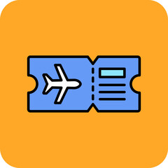 Plane ticket Icon