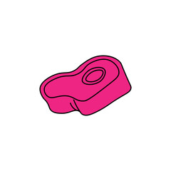 close up of a slice of cake