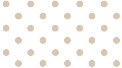 Seamless pattern with beige polka dot 