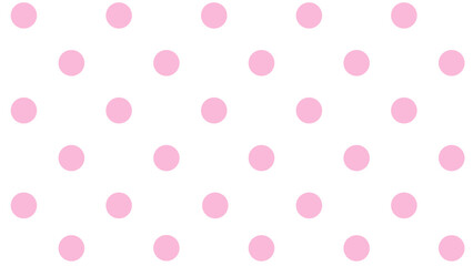 Seamless pattern with pink polka dot 