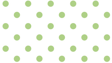 Seamless pattern with green polka dot 