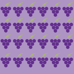 colorful grape fruit background in pattern
