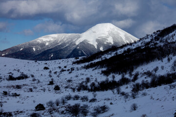 冬の雪山の風景2