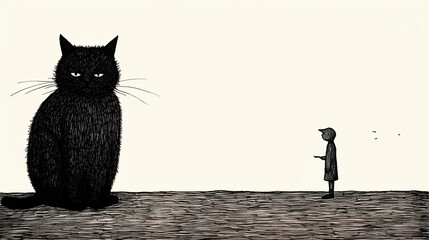 Obraz premium Giant Cat