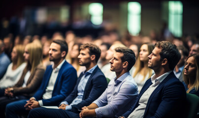 Obraz premium The Power of Knowledge: Full House at Business Training Session