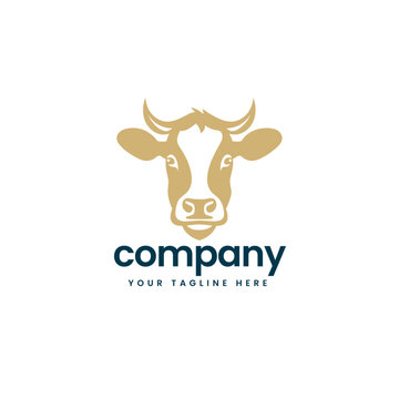 buffalo cow cart bull cattle dairy farm pet logo illustration icon flat t shirt design 
