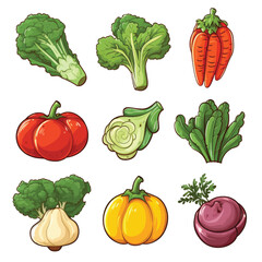 Set of Vegetable