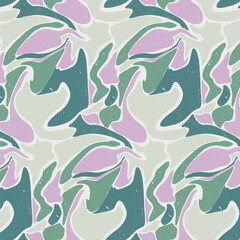 Naklejka premium Wavy Abstract Retro Patterns