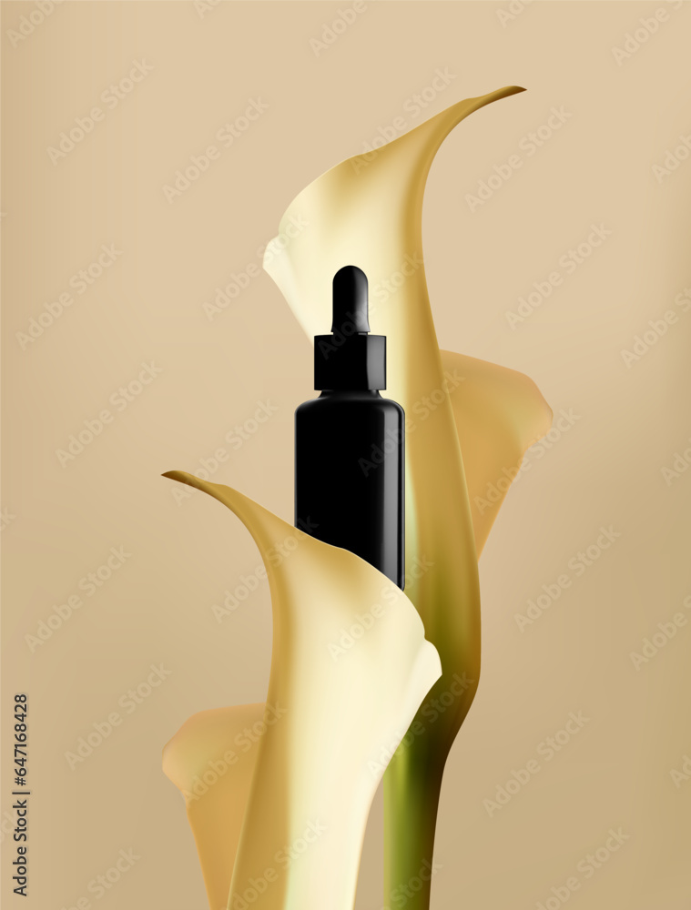 Poster abstract 3d vector minimal scene for mockup product display. cosmetic product background for sale ev
