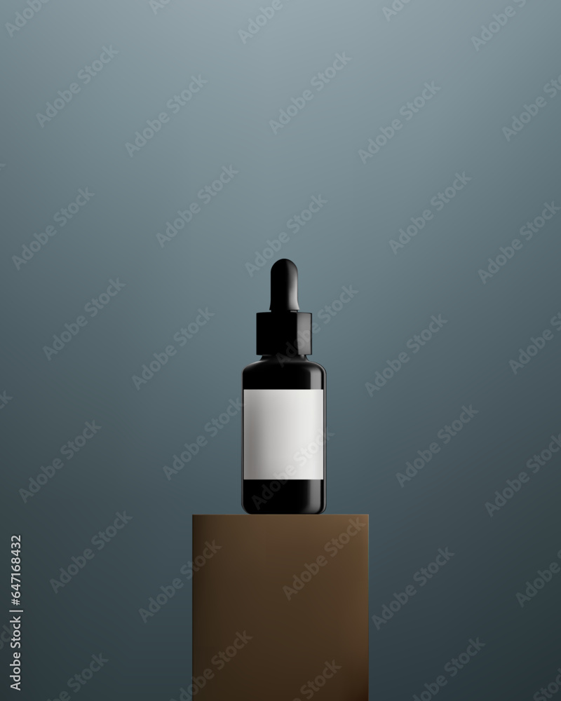 Poster abstract 3d vector minimal scene for mockup product display. cosmetic product background for sale ev
