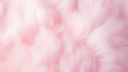 Colorful pink fluffy cotton candy background soft cotton