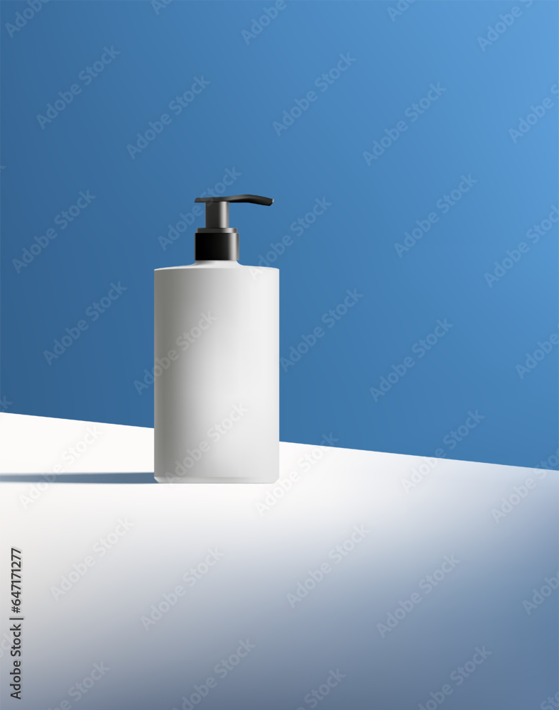 Poster abstract 3d vector minimal scene for mockup product display. cosmetic product background for sale ev