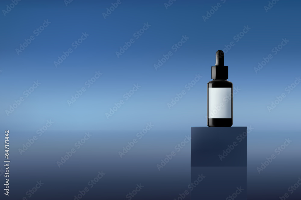 Poster abstract 3d vector minimal scene for mockup product display. cosmetic product background for sale ev