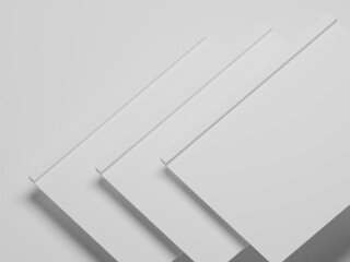 Browser 3d illustration with white background 