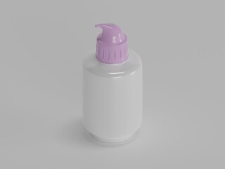 Cosmetic Items 3d illustration 