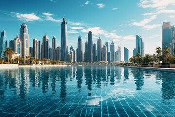  Arab cityscape featuring a blend of, Generative AI