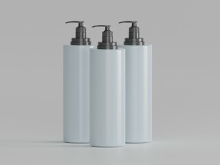 Spray bottle 3d illustration with white background 