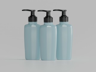Spray bottle 3d illustration with white background 