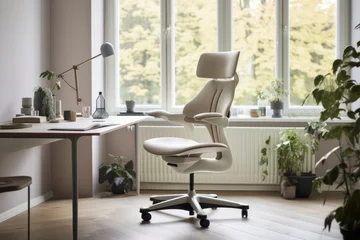 Foto op Canvas Scandinavian home office interior using the task chair © Denis