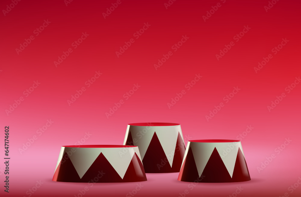 Poster abstract 3d vector minimal scene for mockup product display. product background for sale event conce