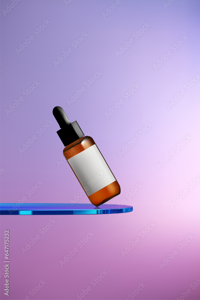 Poster abstract 3d vector minimal scene for mockup product display. cosmetic product background for sale ev